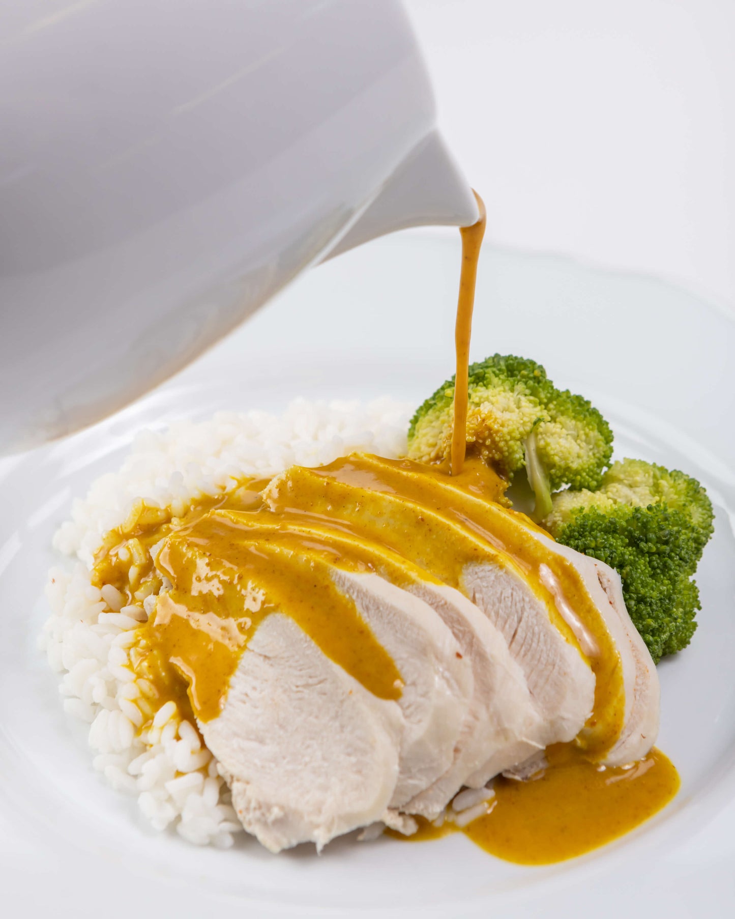 Katsu Chicken Curry with Rice & Broccoli