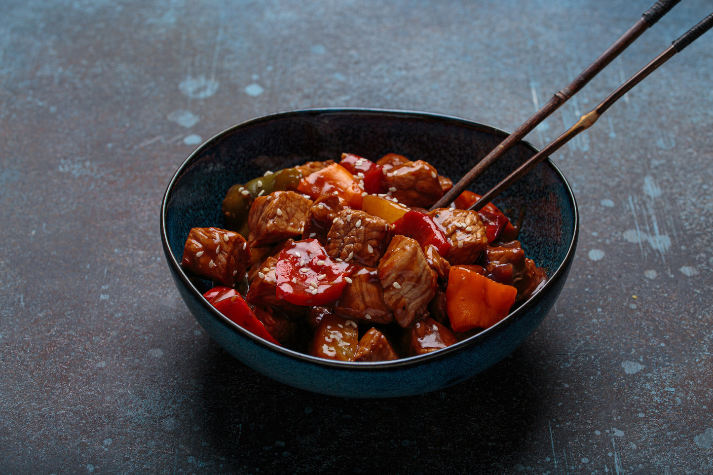 Sweet & Sour Pork with rice