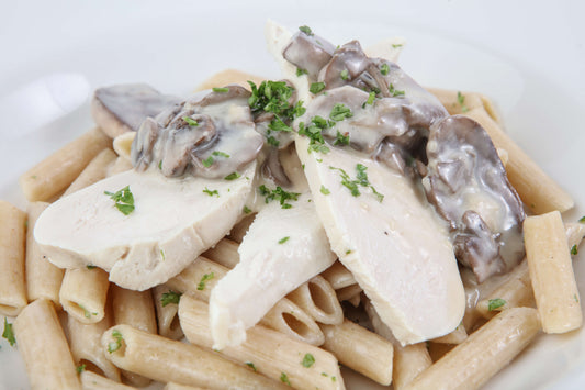 Creamy Chicken & Mushroom Pasta