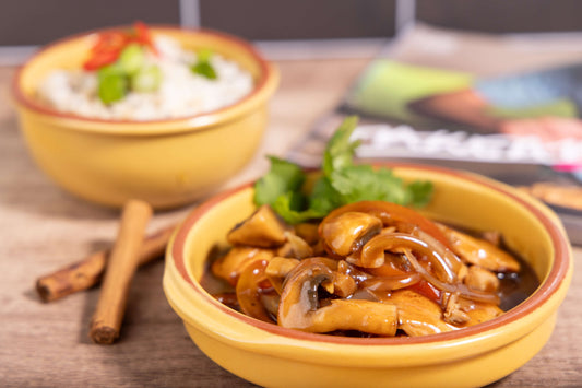 Hoi Sin Stir-Fried Chicken with Rice