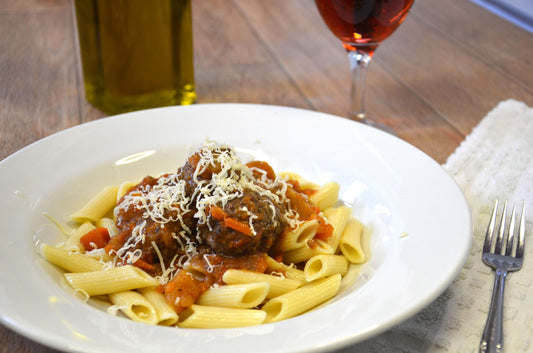Italian Meatballs in Rich Tomato Sauce