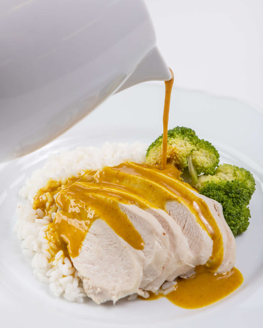 Katsu Chicken Curry with Rice & Broccoli