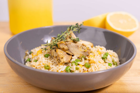 Lemon & Thyme Chicken with savoury Rice