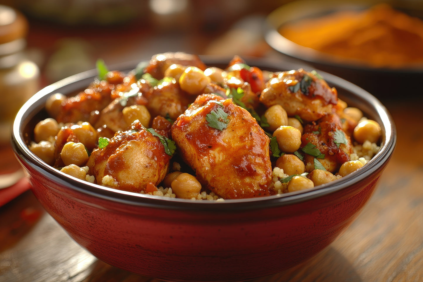 Spanish-style chicken stew